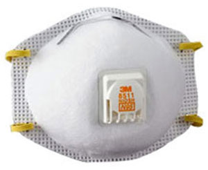 3M 8511 N95 Disposable Particulate Respirator Masks