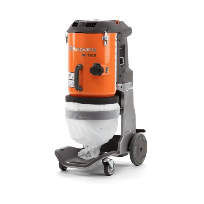 Husqvarna Single Phase HEPA Dust Extractor Vacuum DE110S 120V 970509604