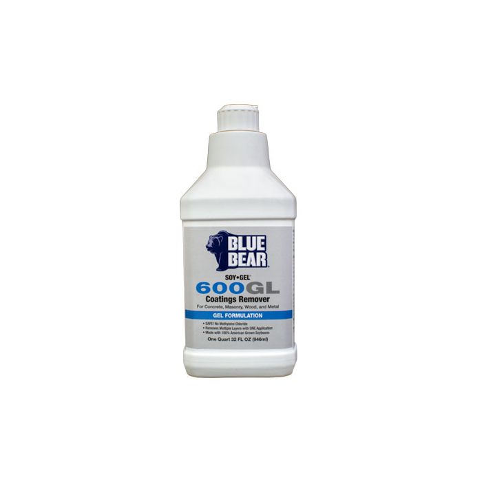 Blue Bear 600GL Soy Gel Paint Remover - 1 Quart