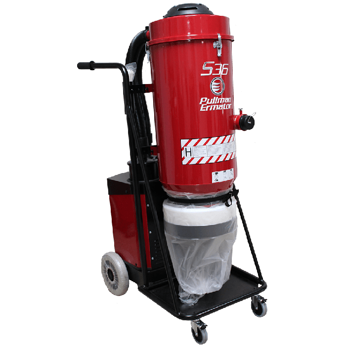 Pullman Ermator S36 Single-Phase HEPA Dust Extractor (230V)