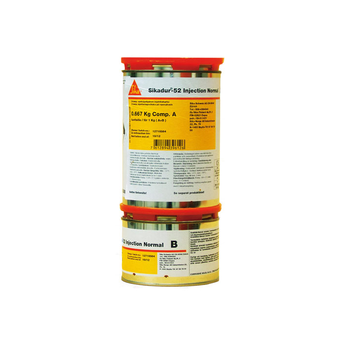 Sika Sikadur 52 LV Epoxy Adhesive 100% Solids, 3g - Pack of 3