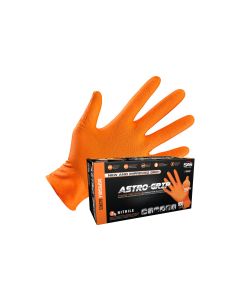 SAS Astro-Grip Latex Gloves XL - 7 mil Thickness, Powder-Free, Per Case (10 Boxes)