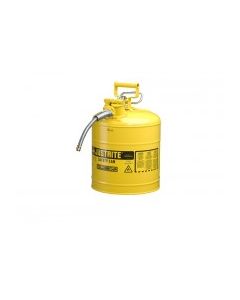 Justrite Safety Can Type II Steel 5 Gallon Yellow 7250220