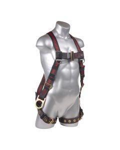 KStrong Kapture Elite 5-Point Full Body Harness, 3 D-Rings, TB Legs (ANSI), L/XL, UFH10231G