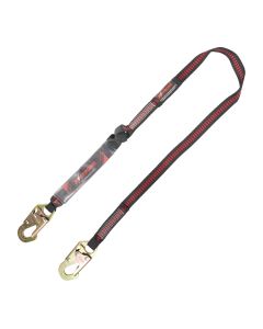 KStrong 6 ft. Clear Pack Design Shock Absorbing Lanyard with Snap Hooks (ANSI), UFL201101